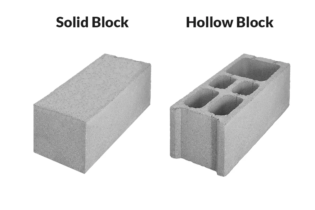 Solid Vs Hollow Concrete Blocks