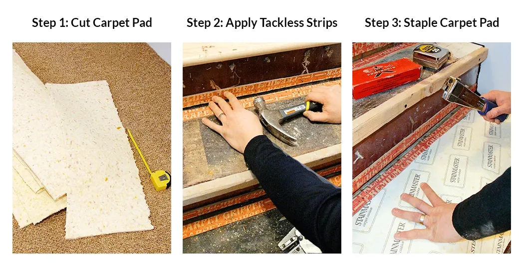 stair Carpet Process 1