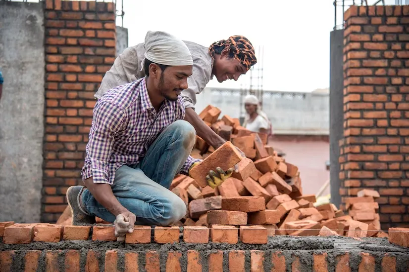 Brick laying