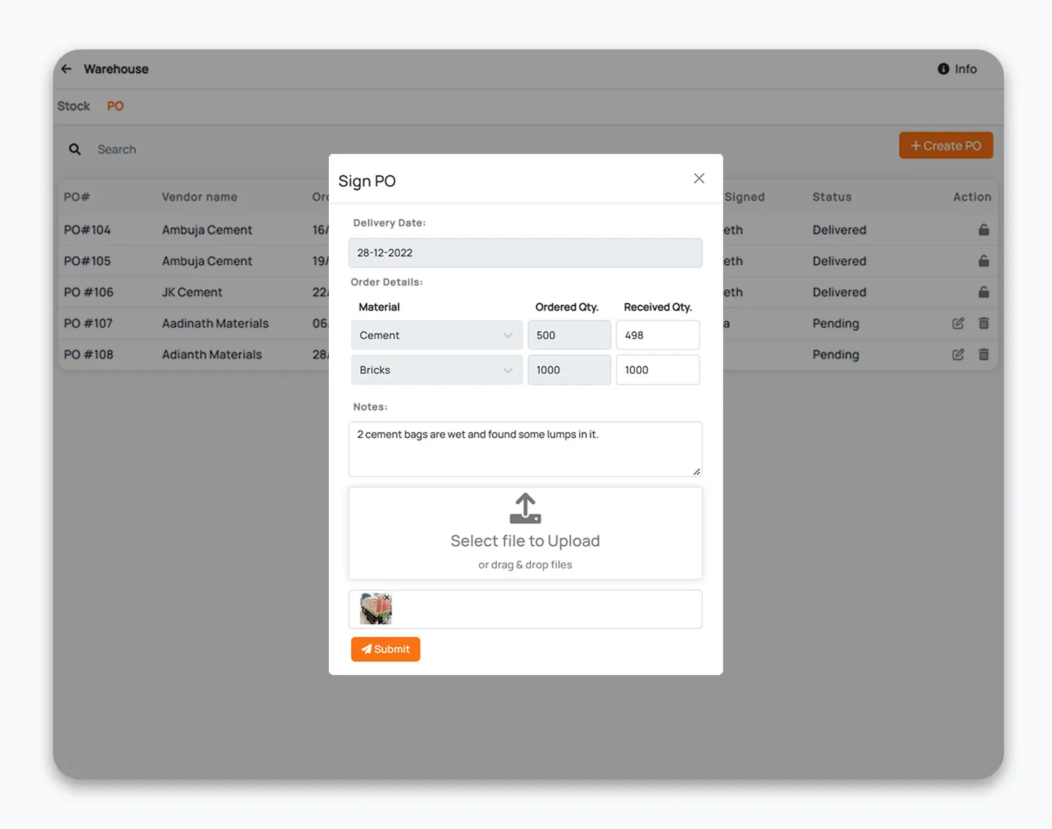 Purchase Order